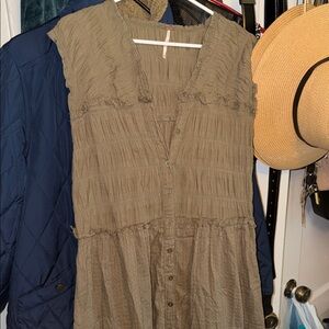 Free People Olive Maxi Dress